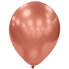 Globos Látex Biodegradables Espejo Cromado Oro Rosa