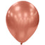 Globos Látex Biodegradables Espejo Cromado Oro Rosa