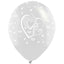 Globos Látex Biodegradables 360° Corazones Transparentes