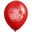 Globos Látex Biodegradables Corrientes Te Amo Rojo y Blanco