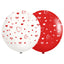 Globos Látex Biodegradables Corrientes 360° Corazones