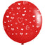 Globos Látex Biodegradables Corrientes 360° Corazones