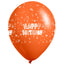 Globos Látex Biodegradables Corrientes 360° Happy Birthday Surtidos