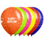 Globos Látex Biodegradables Corrientes 360° Happy Birthday Surtidos