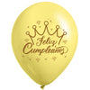 Globos Látex Biodegradables Pastel Feliz Cumpleaños Surtidos