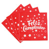 Servilleta Feliz Cumpleaños Unicolor x20