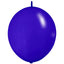 Globos Látex biodegradables Enlace Rapido Corrientes Azul Rey