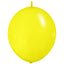 Globos Látex biodegradables Enlace Rapido Corrientes Amarillo