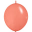 Globos Látex biodegradables Enlace Rapido Pastel Durazno