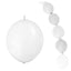 Globos Látex biodegradables Enlace Rapido Corrientes Blanco