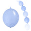 Globos Látex biodegradables Enlace Rapido Pastel Azul Claro
