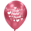 Globos Látex Biodegradables Espejo Eres la Mejor Mamá Surtidos
