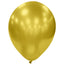 Globos Látex Biodegradables Espejo Cromado Dorado