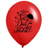 Globos Látex Biodegradables Corrientes Feliz Día del Padre Surtido