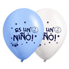Globos Látex Biodegradables Es un Niño -Es una Niña x12