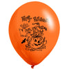 Globos Látex Biodegradables Halloween Naranja y Negro