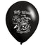 Globos Látex Biodegradables Halloween Naranja y Negro