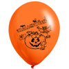 Globos Látex Biodegradables Halloween Naranja y Negro