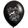 Globos Látex Biodegradables Halloween Naranja y Negro