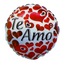 Globos Metalizados 10" Redondo Te Amo