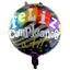 Globos Metalizados 18"Redondo Feliz Cumpleaños