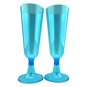 Copas de fiesta de plástico monograma, copas de plástico duro