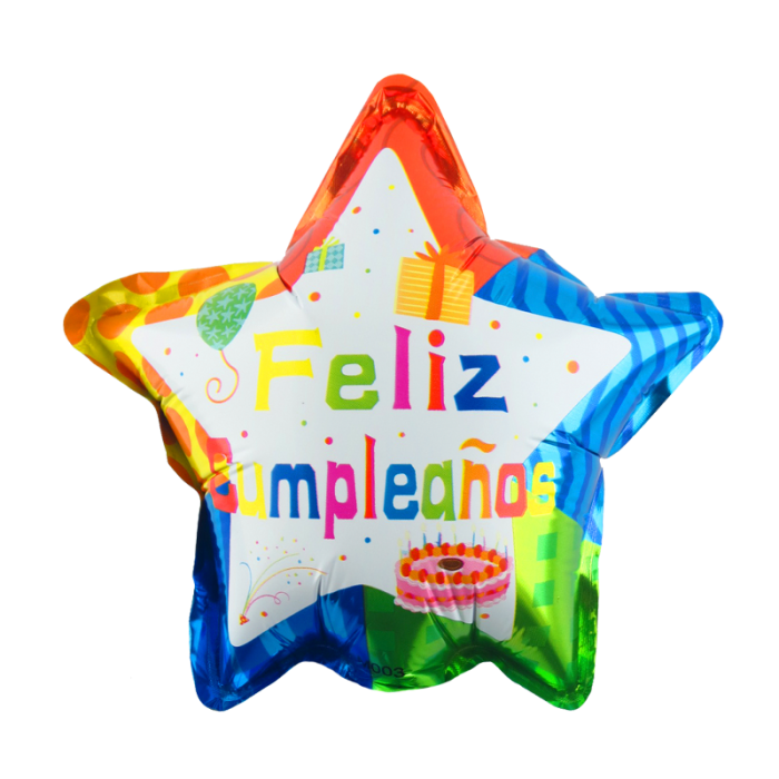 Globos Metalizado Estrellas Feliz Cumpleaños Fiesta OE265 – Cómpralo en casa