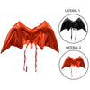 Globos Metalizados Vampiro Negro-Naranja 108x48