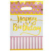 Bolsa Piñata Metalizada Happy Birthday  x 10