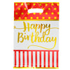 Bolsa Piñata Metalizada Happy Birthday  x 10