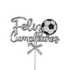 Adorno Torta - Topper Pastel  Balón Feliz Cumpleaños Futból