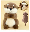 Peluches Animales Nutria con Iman Magnetico 2 Tamaños