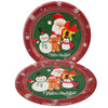 Plato Cartón Redondo 9" Navidad