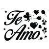 Stickers Para Globos Te Amo