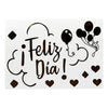 Stickers Para Globos  Feliz Día