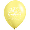 Globos Látex Biodegradables  Pastel Surtidos Impresos - Feliz Cumpleaños