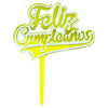 Adorno Torta- Topper Paste Feliz Cumpleaños