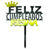 Adorno Torta -Topper Pastel Feliz Cumpleaños