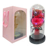Rosa Eterna con luz LED y Cable USB