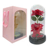 Rosa Eterna con luz LED y Cable USB