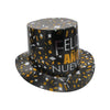 Sombrero Copa Alta Feliz Año Nuevo X 1