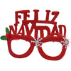 Gafas de Feliz Navidad / y Trebol