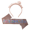 Kit Banda Feliz Cumpleaños y Corona Tiara
