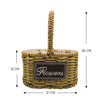 Cestas de Mimbre para Flores-Picnic-Almacenamiento de Ratán