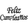 Festón Feliz Cumpleaños Escarchado y Metalizado