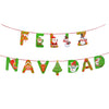 Festón Cenefa Guirnalda Feliz Navidad
