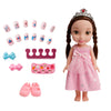 Juguetes Muñeca Princesa Mágica de 30 cm Incluye Accesorios de Moda Kit Uñas