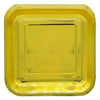 Plato Cartón Metalizado Cuadrado 6" 9" x12