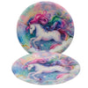 Plato Cartón Redondo Unicornio 7" x12 pcs