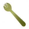 Cuchara Tenedor Biodegradables Bambu Bajo en Plastico